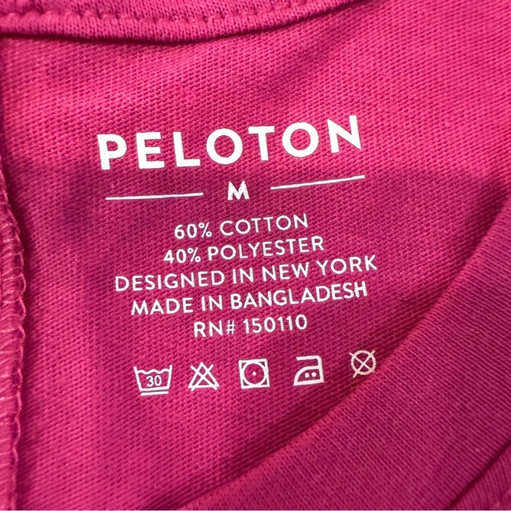 Peloton Studio Scoop Tank Top Womens Medium Berry Pink Activewear Athleisure Gym - Picture 3 of 5